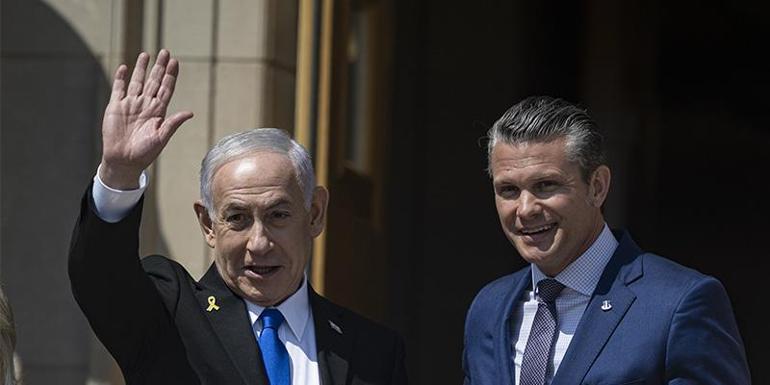 Netanyahu Pentagonda İlk görüntüler geldi: Dikkat çeken kareler...