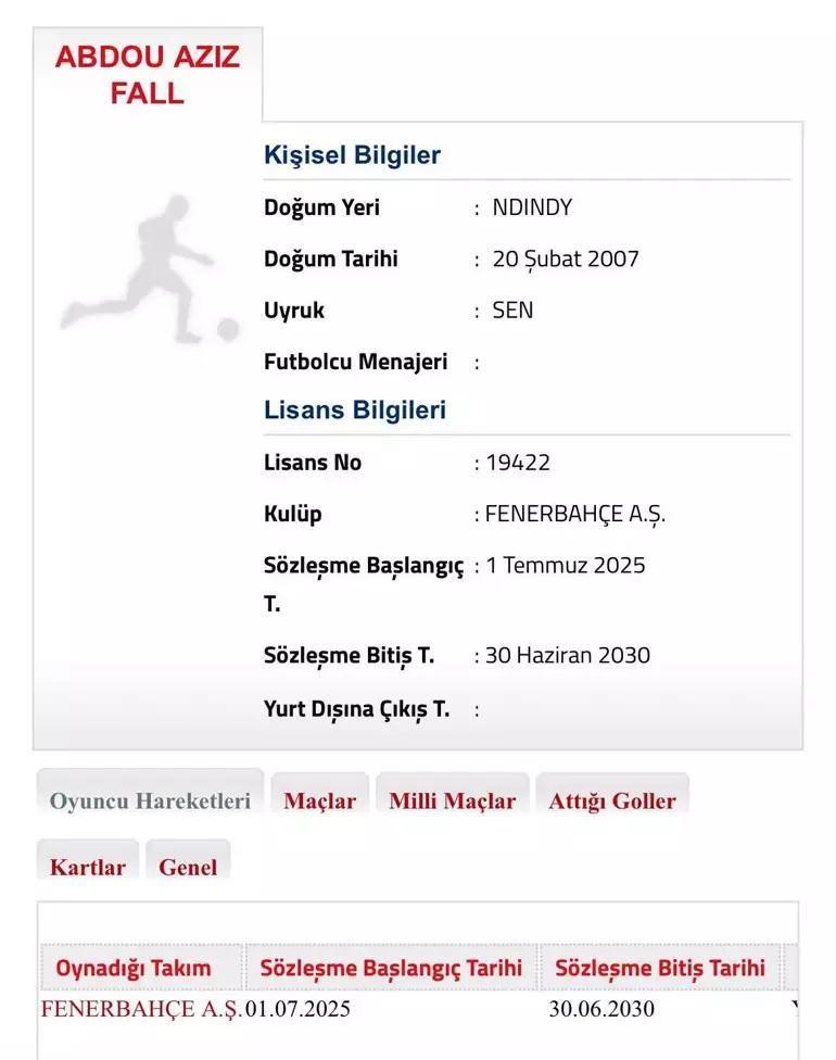 6870eff3330760b1f2d9865f Fenerbahçe'ye Afrika'dan genç yetenek! Transfer resmen duyuruldu...