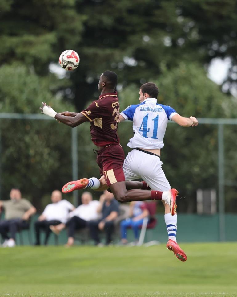Trabzonspor hazırlık maçında Dinamo Tiflis ile yenişemedi