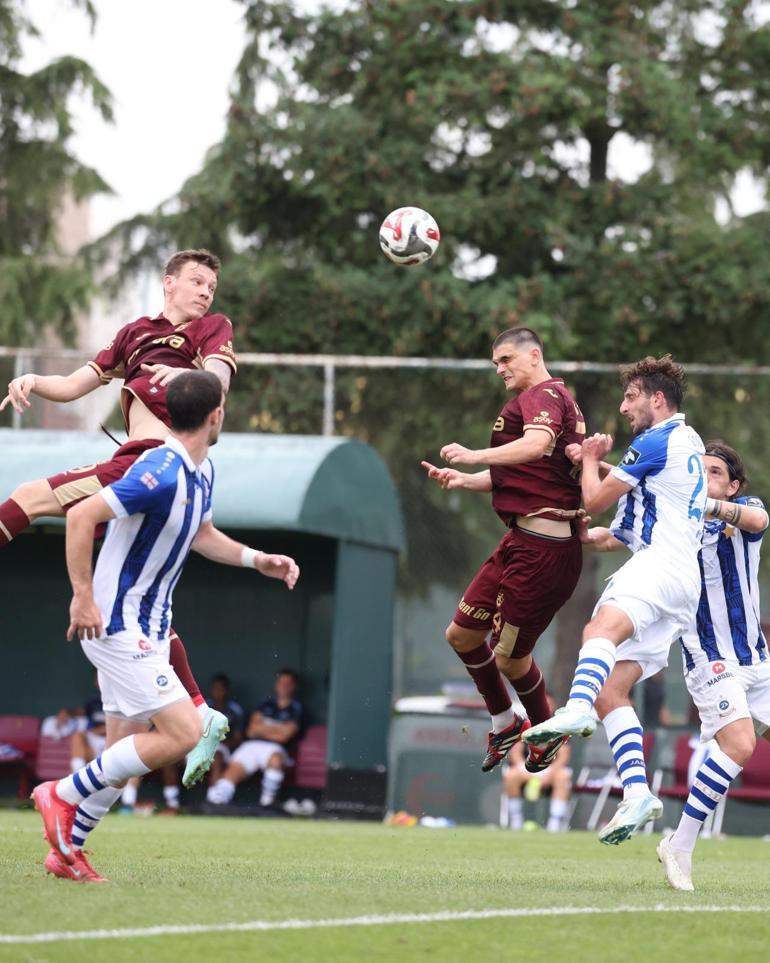 Trabzonspor hazırlık maçında Dinamo Tiflis ile yenişemedi
