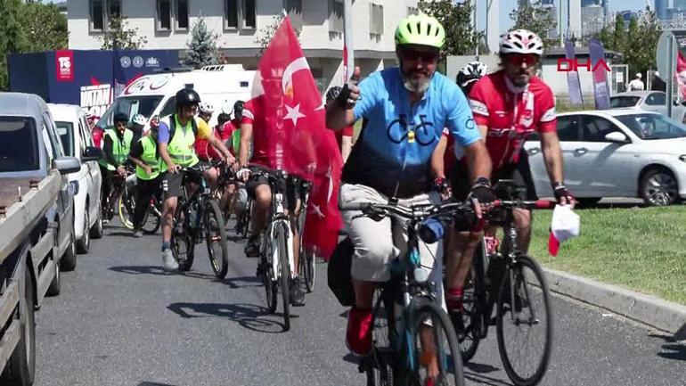 15 Temmuz şehitleri için bisiklet turu