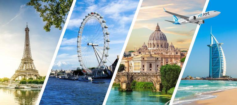 AJet’ten yurt dışına 9 euroya uçuş