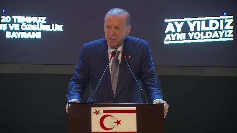 Kıbrıs Barış Harekatının 51. yıl dönümü: Cumhurbaşkanı Erdoğan KKTCde