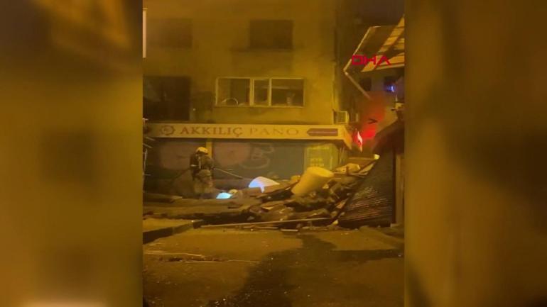 SON DAKİKA HABERİ: Beyoğlunda binada patlama