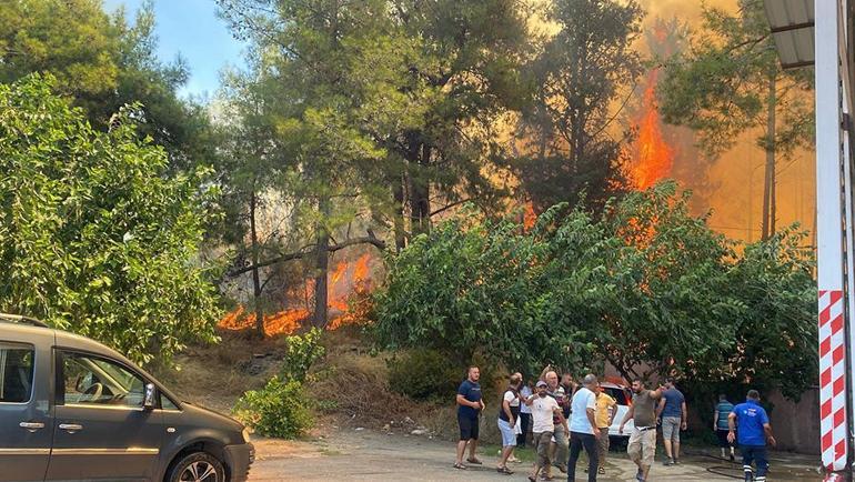 CANLI| Bursada alevlerle mücadele Köyler boşaltılıyor, Bursa-Ankara otoyolu trafiğe kapatıldı