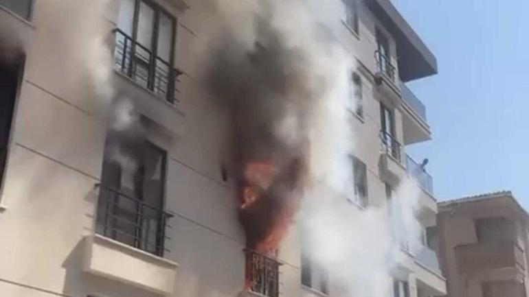  5 katlı binadan ölümüne atlayış O anlar kameralarda