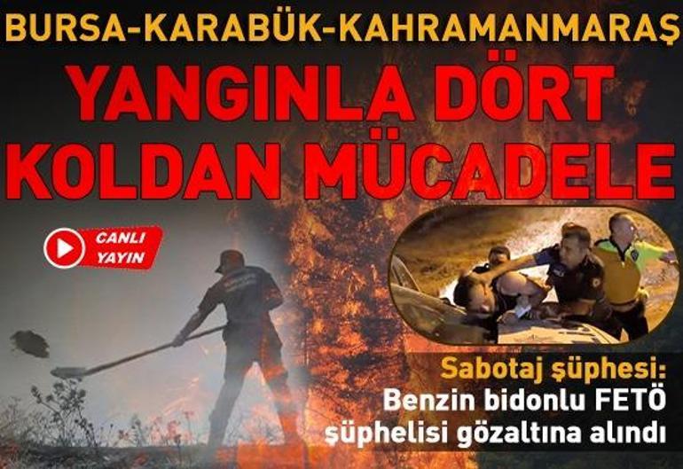 Bursadaki orman yangınında FETÖ izi