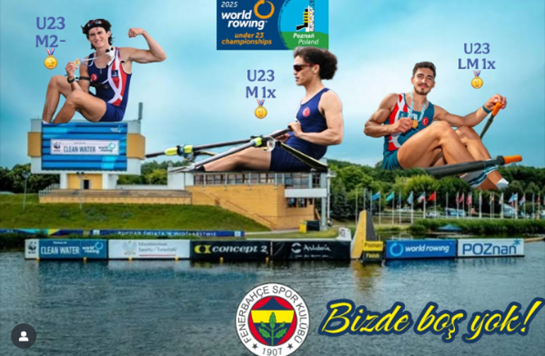Kürekte tarihi başarı 3 kategori 3 altın madalya