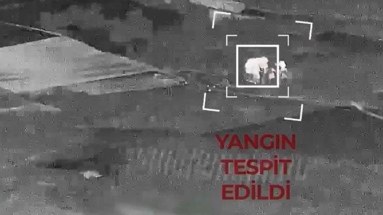 Orman kundakçıları İHAdan kaçamadı Böyle yakalandılar