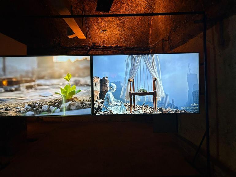 Türkiye Kültür Yolu Festivalinde yapay zeka destekli çarpıcı deprem çalışması