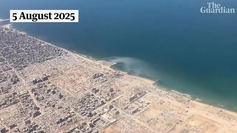 Gazze haritadan siliniyor İsrailin yasağına rağmen görüntüleri yayınladılar...