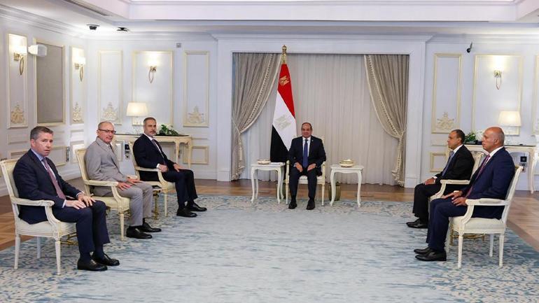 Dışişleri Bakanı Hakan Fidan, Mısır Cumhurbaşkanı Sisi ile görüştü