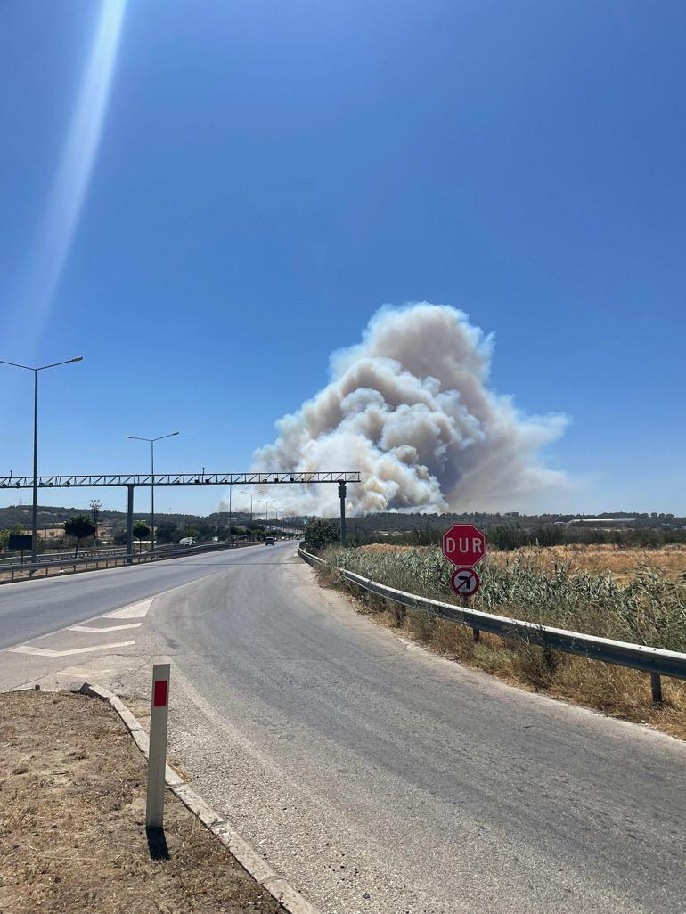 SON DAKİKA... Çanakkalede orman yangını Vali vatandaşları uyardı: Gerekmedikçe trafiğe çıkmayın...