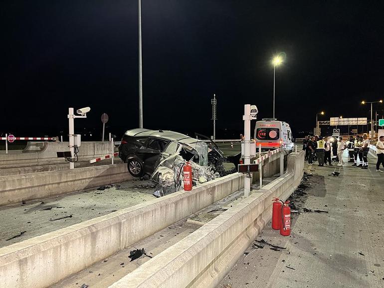 Kuzey Marmara Otoyolunda feci kaza Bariyere çarpan sürücü hayatını kaybetti