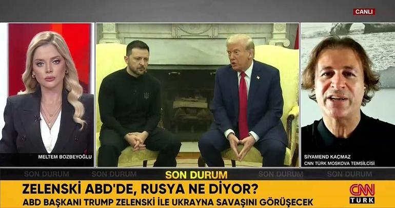 Zelenski ABDde, Rusya ne diyor Siyamend Kaçmaz, Moskovadan bildiriyor...