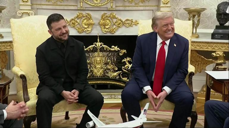 Zelenski’nin takım elbisesi Trump’tan tam not aldı