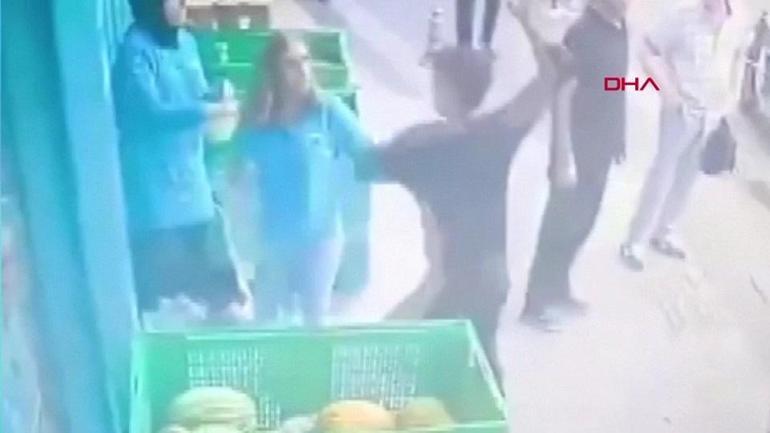 Eski sevgilisini markette darbedip müşteriyi bıçaklayan şüpheli tutuklandı