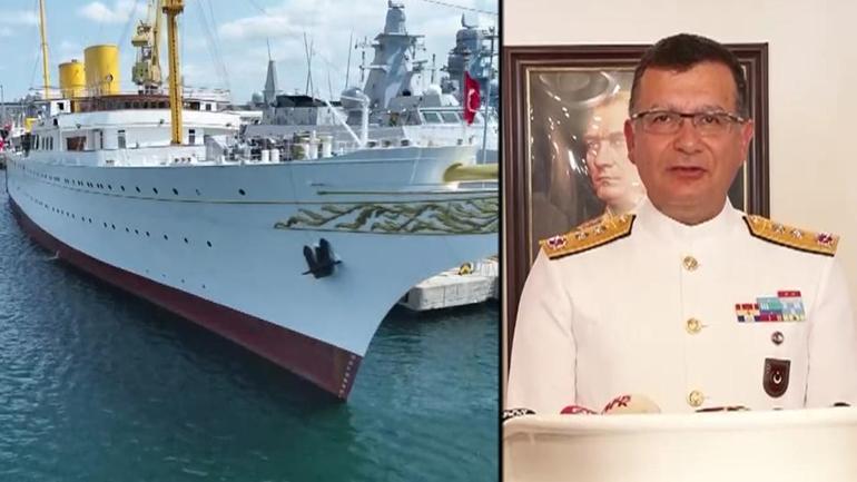 Savarona yatı Mavi Vatan Teknofest’e hazır