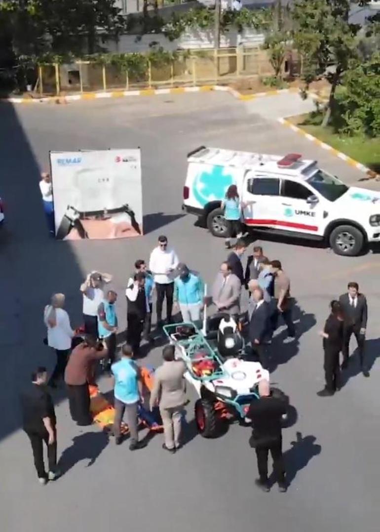 Bakan Memişoğlu, ATV ambulansı test etti