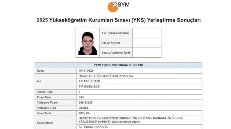 ÖSYM YKS TERCİH SONUÇLARI AÇIKLANDI 2025 sonuc.osym.gov.tr ekranı YKS sonuca nereden bakılır
