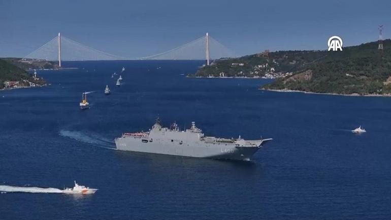 TEKNOFEST MAVİ VATANA GERİ SAYIM TCG Anadolu, Oruçreis, Nusret...