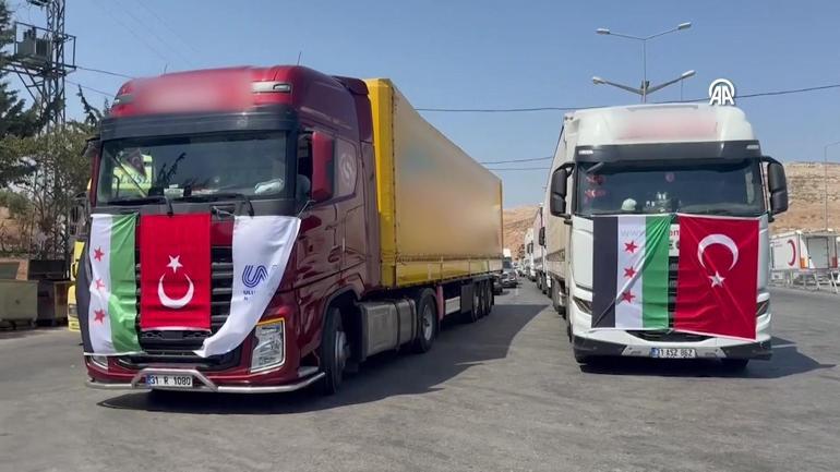 13 yıl sonra yeniden: Türkiye ile Suriye arasında aktarmasız kara yolu taşımacılığı başladı