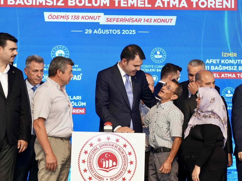İzmir Ödemiş’te afet konutlarının temeli atıldı Bakan Kurum: 1 yıl içinde tüm evleri teslim edeceğiz