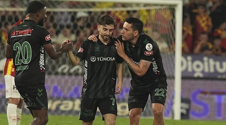 Haftanın açılışında puanlar paylaşıldı Göztepe - Konyaspor