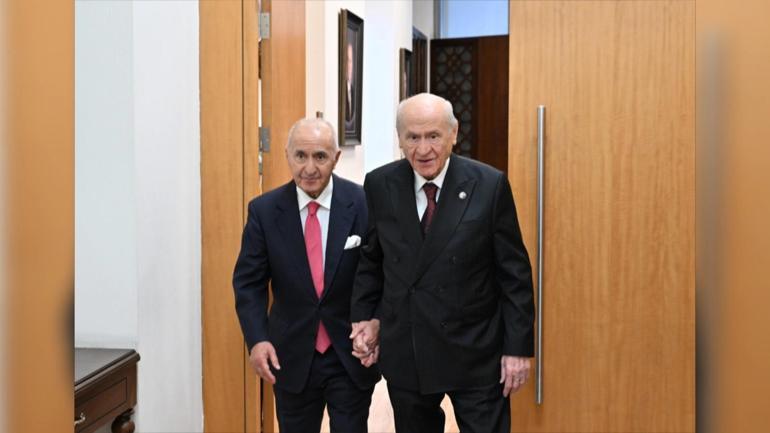 Son Dakika: MHP lideri Bahçeli, eski CHP Genel Başkanı Çetin ile görüştü