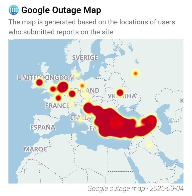 SON DAKİKA | Googlea erişim sağlanamıyor Google çöktü mü, neden girilmiyor