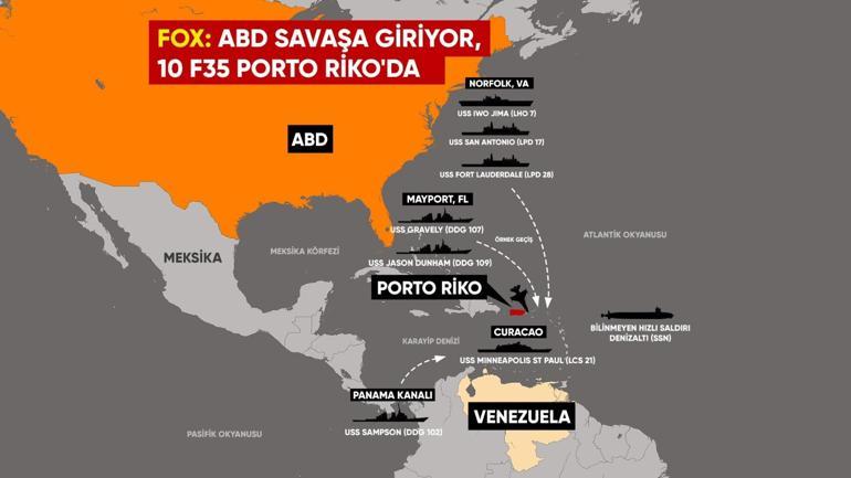 SON DAKİKA | ABD Venezuelayı mı vuracak Karayiplere 10 adet F-35 konuşlandırdı