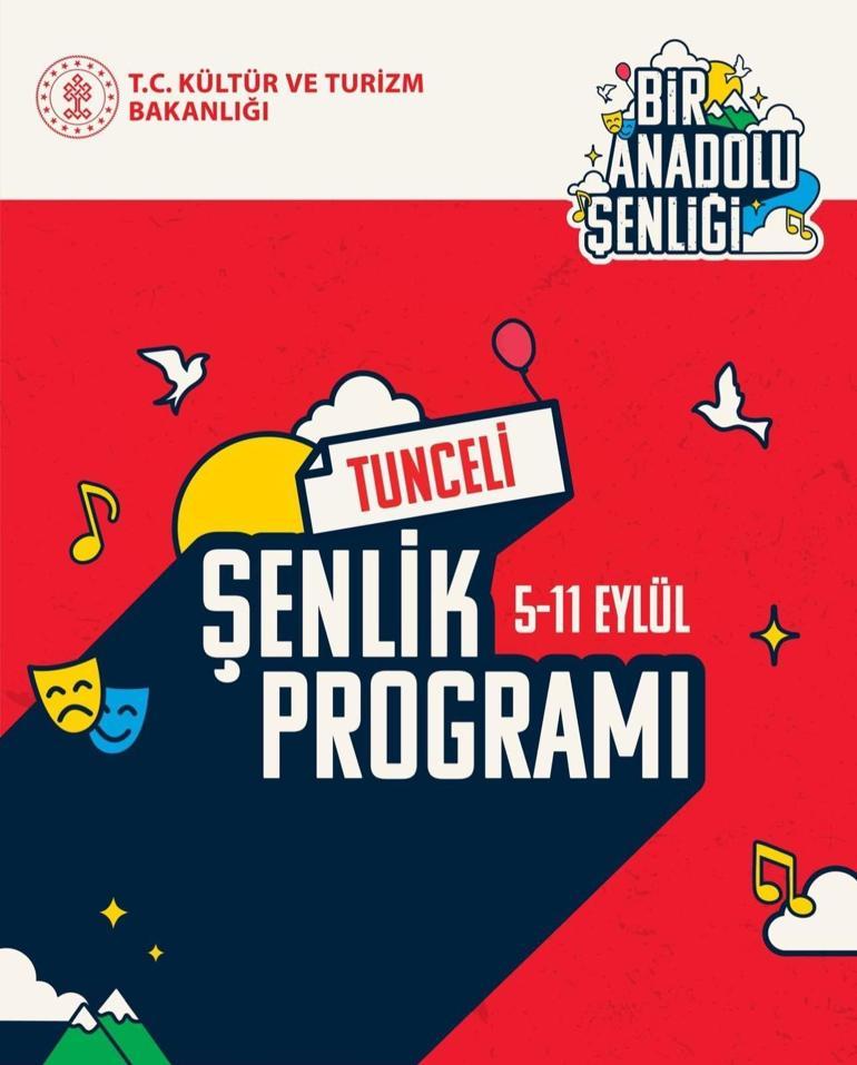 “BİR ANADOLU ŞENLİĞİ” coşkusu Tunceli’de başlıyor