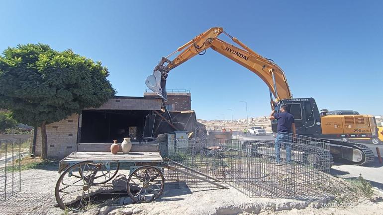 Kapadokya’da kaçak yapıya geçit yok: Sit alanındaki otel ve restoran yıkıldı