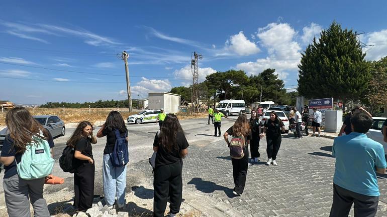 SON DAKİKA... Çanakkale’de orman yangını 2 okul tahliye edildi