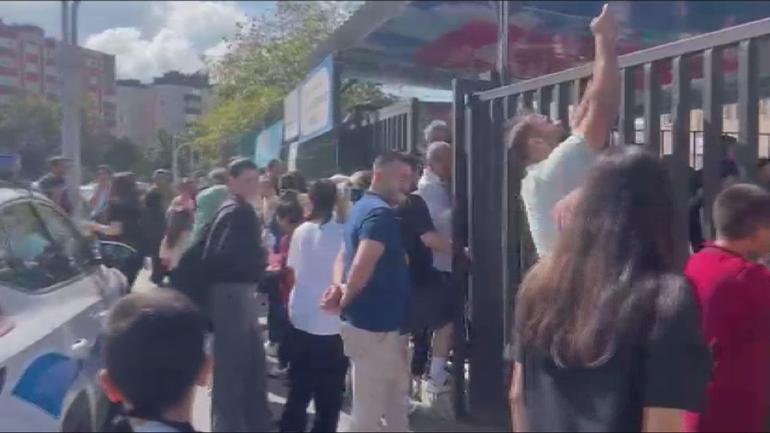 Başakşehirde okulda yangın paniği