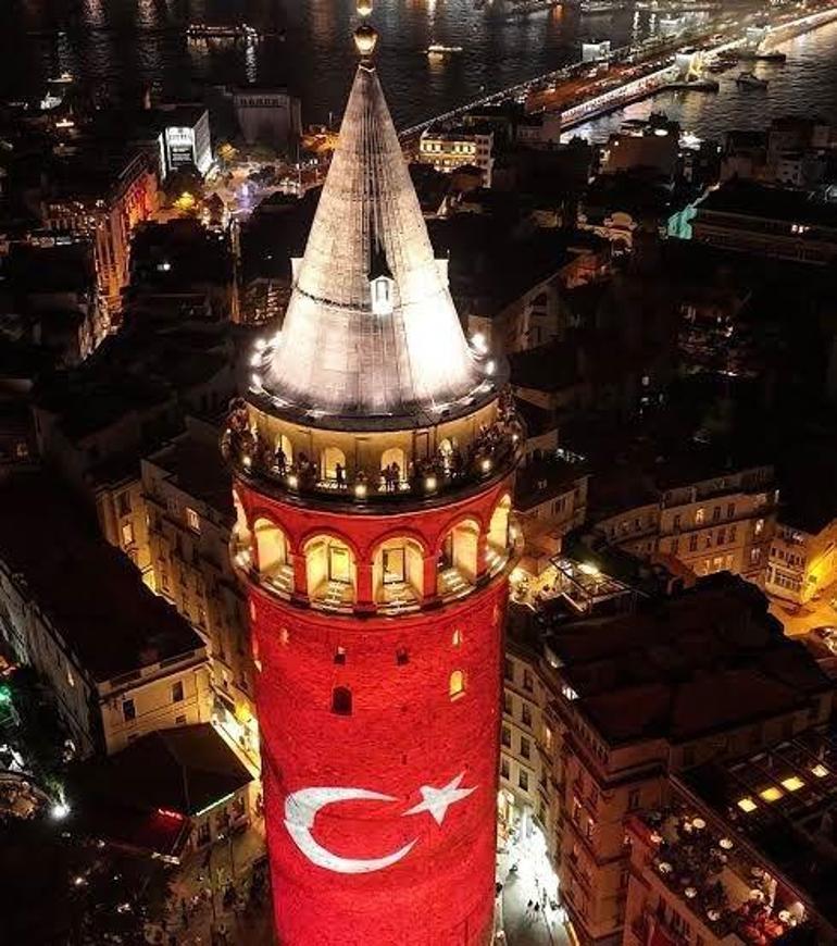 Bakanlıktan milli maç sürprizi: Galata Kulesi’nde milli maç heyecanı