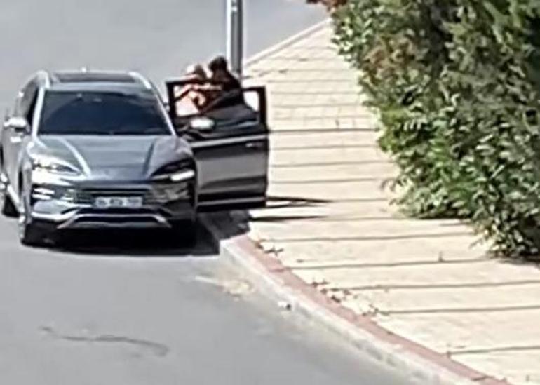 Avcılarda polis alarmda Kadının çığlıkları sokağı inletti: Zorla araca bindirildiği anlar kameraya yansıdı