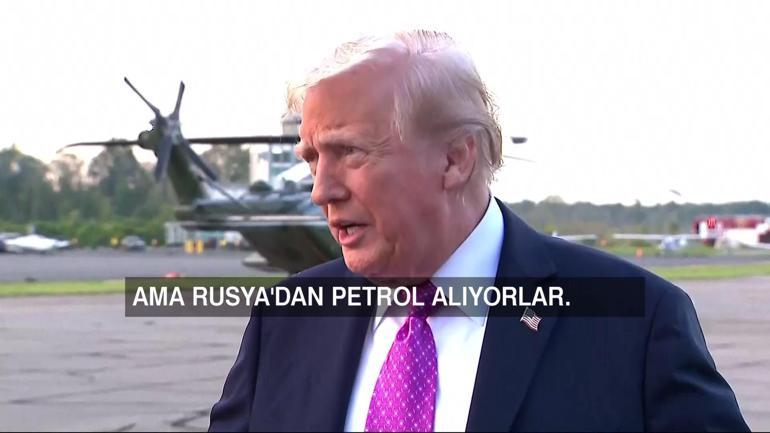Trump: Rusyadan petrol almayın, yaptırımlar yetersiz
