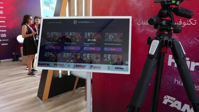 Demirören Medya TEKNOFEST 2025te: Sanal stüdyo ve yapay zeka ile video kayıt imkanı
