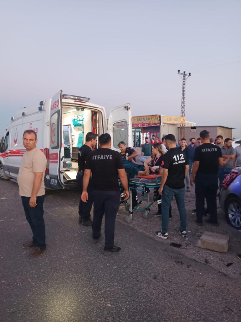 Mardinde zincirleme trafik kazası: 9 kişi yaralandı