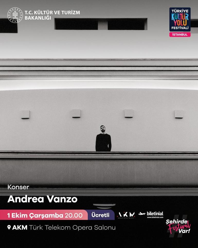 Andrea Vanzo, Türkiye’de ilk kez sahne alıyor