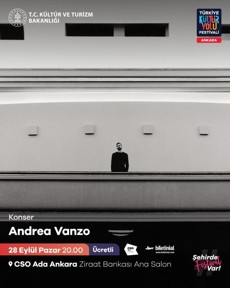 Andrea Vanzo, Türkiye’de ilk kez sahne alıyor