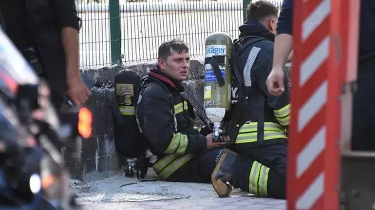 Konyada 5 katlı binada yangın paniği 7si çocuk 13 kişi dumandan etkilendi