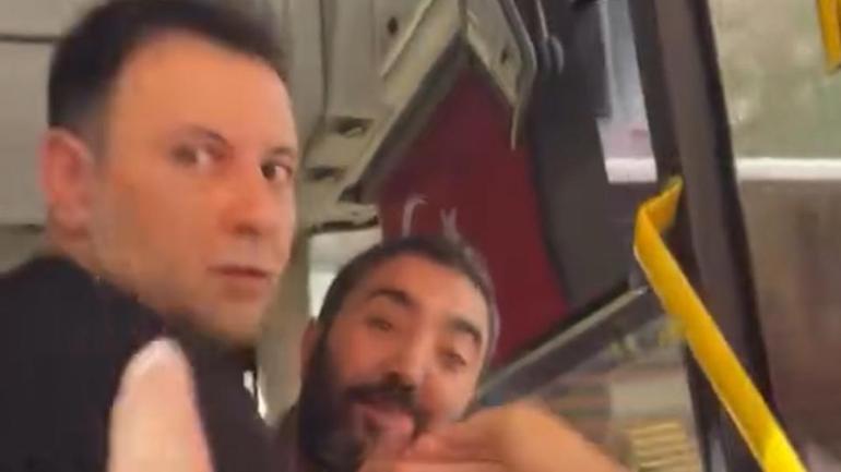 İETT otobüsünde karekod kavgası: Hüngür hüngür ağladı