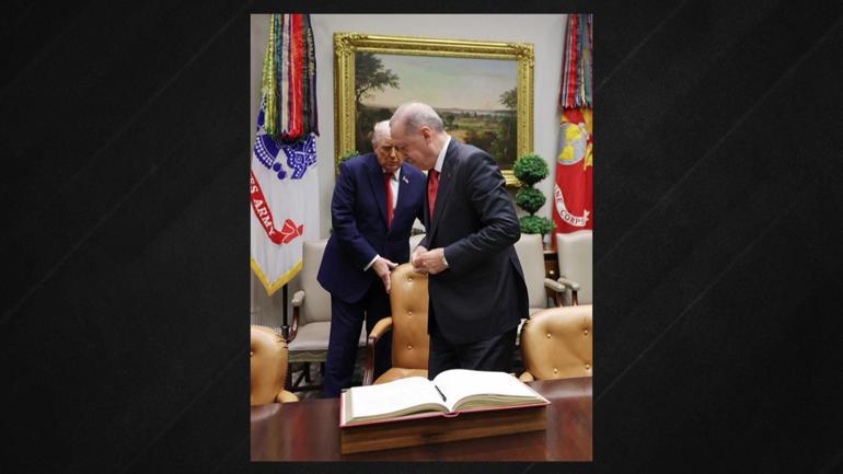 Beyaz Saray’da samimi zirve: Trump’tan Erdoğan’a özel jest