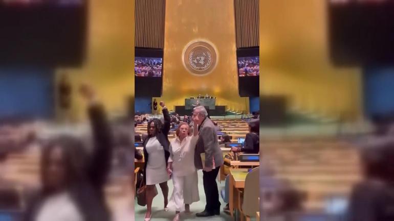 Netanyahu şok oldu İşte yeni görüntüler...