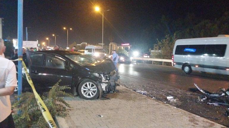 Antalyada feci kaza 2 ölü, 2 yaralı