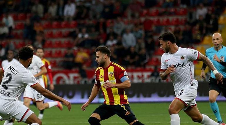 Gençlerbirliği, 9 kişiyle uzatmaya kadar dayandı Kayserispor puanı aldı