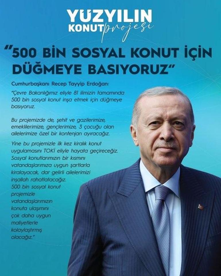 81 ilde başlatılacak yeni sosyal konut kampanyası 500 bin konut yapılacak