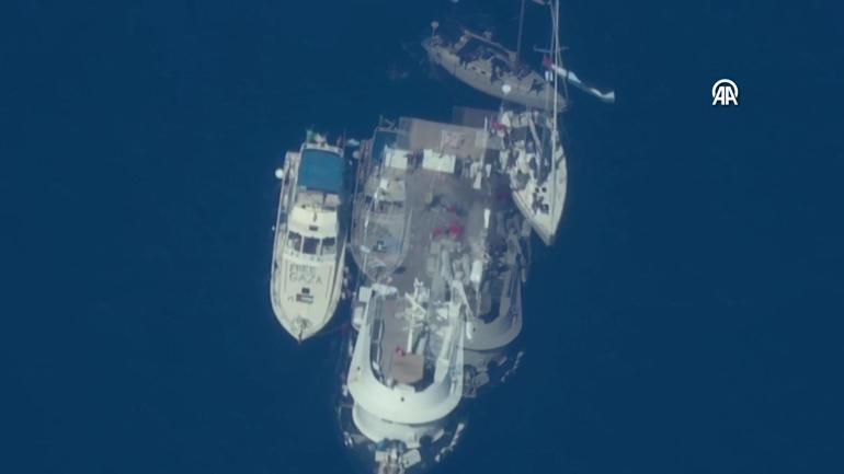 Gazze’ye yardım filosu “sarı çizgi”de: 100 mil sonra askeri müdahale bekleniyor